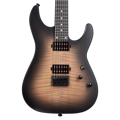 Schecter C-1 Standard Plus Electric Guitar - Ember Burst w/Ebony FB - Open Box