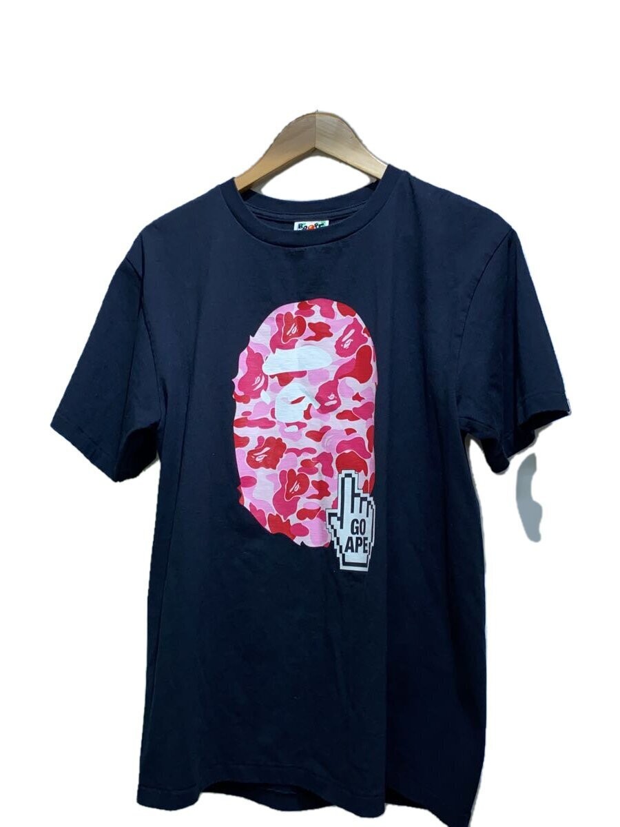Men's bathing ape A BATHING APE T shirt L Cotton BLK Men's bathing ape A BATHING APE T shirt L Cotton BLK