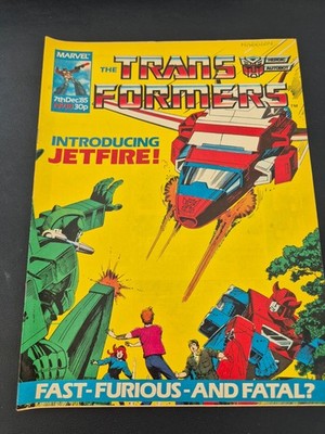 G1 Transformers #38 Marvel UK (1985), very good condition, bagged and boarded