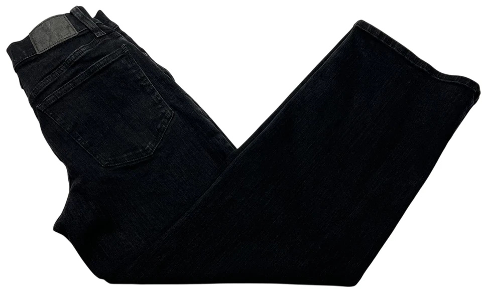 Madewell Jeans Womens (25P) Black Perfect Vintage Wide Leg Stretch Boho Retro - Image 3 of 4