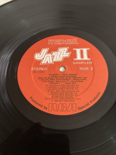 Maxell Jazz Sampler II, #DPL 1-0465, Limited Edition, 1980, EX/EX - Picture 6 of 6