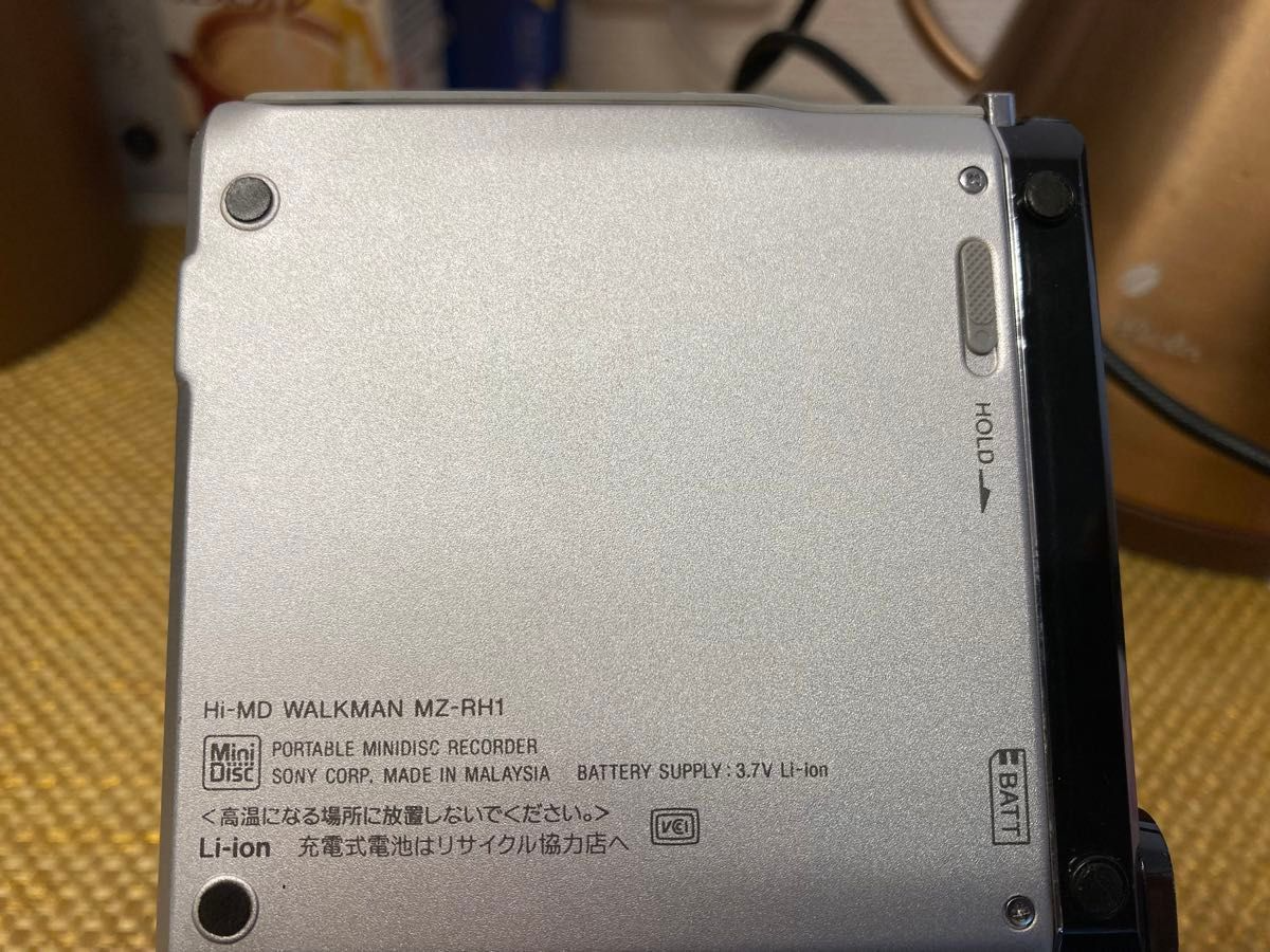 SONY MZ-RH1 Walkman Hi-MD Player MiniDisc Recorder Silver Working