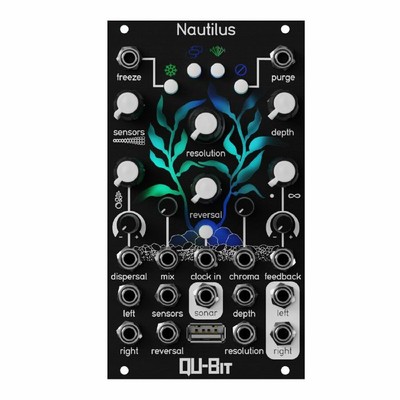 Qu-Bit Nautilus Sub-Nautical Complex Delay Netzwerkmodul (schwarz)