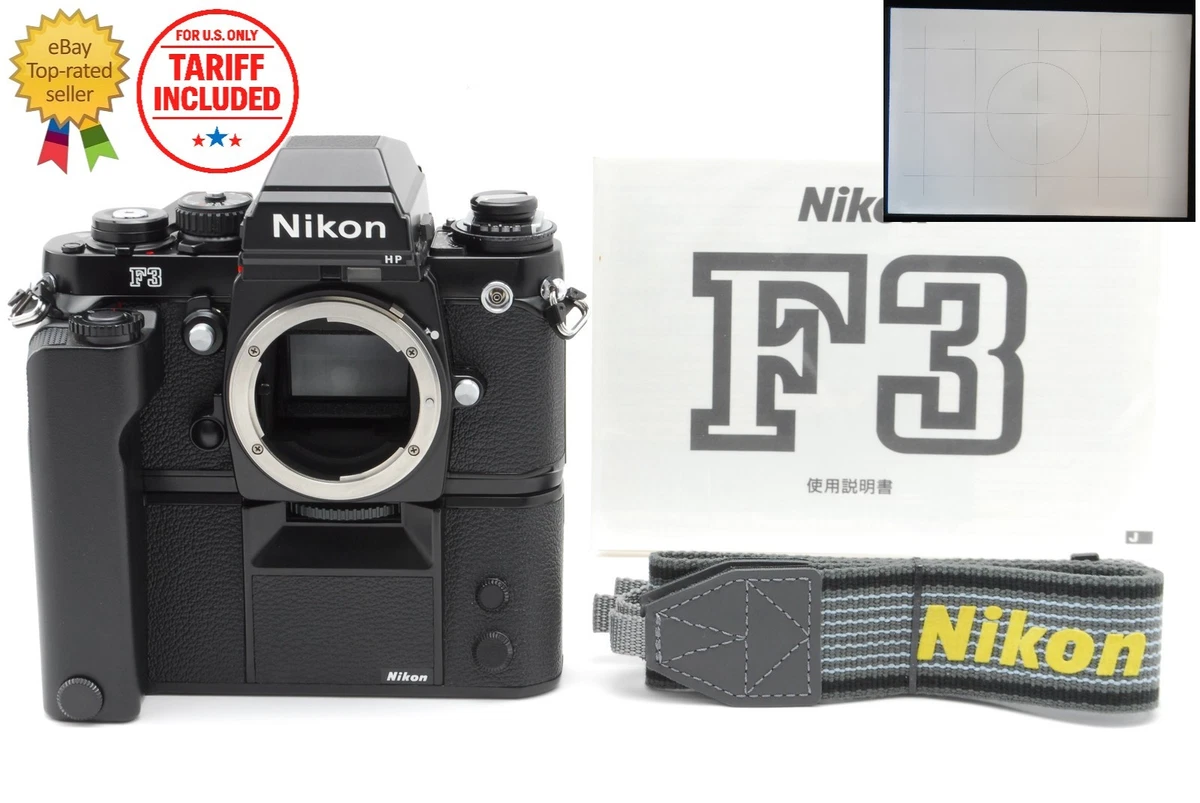 Nikon F3 HP – Appareil Photo Argentique 35mm – Japon – Comme Neuf Avec Sangle Et Boîtier