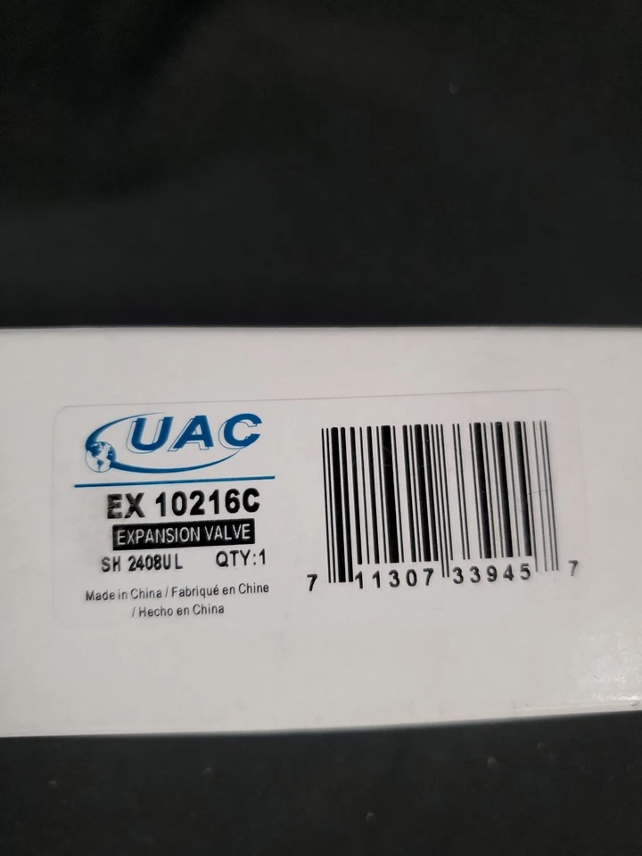 Válvula de expansión de aire acondicionado UAC EX 10216C para Dodge Durango 2007-2009 NUEVO Foto 4 de 4
