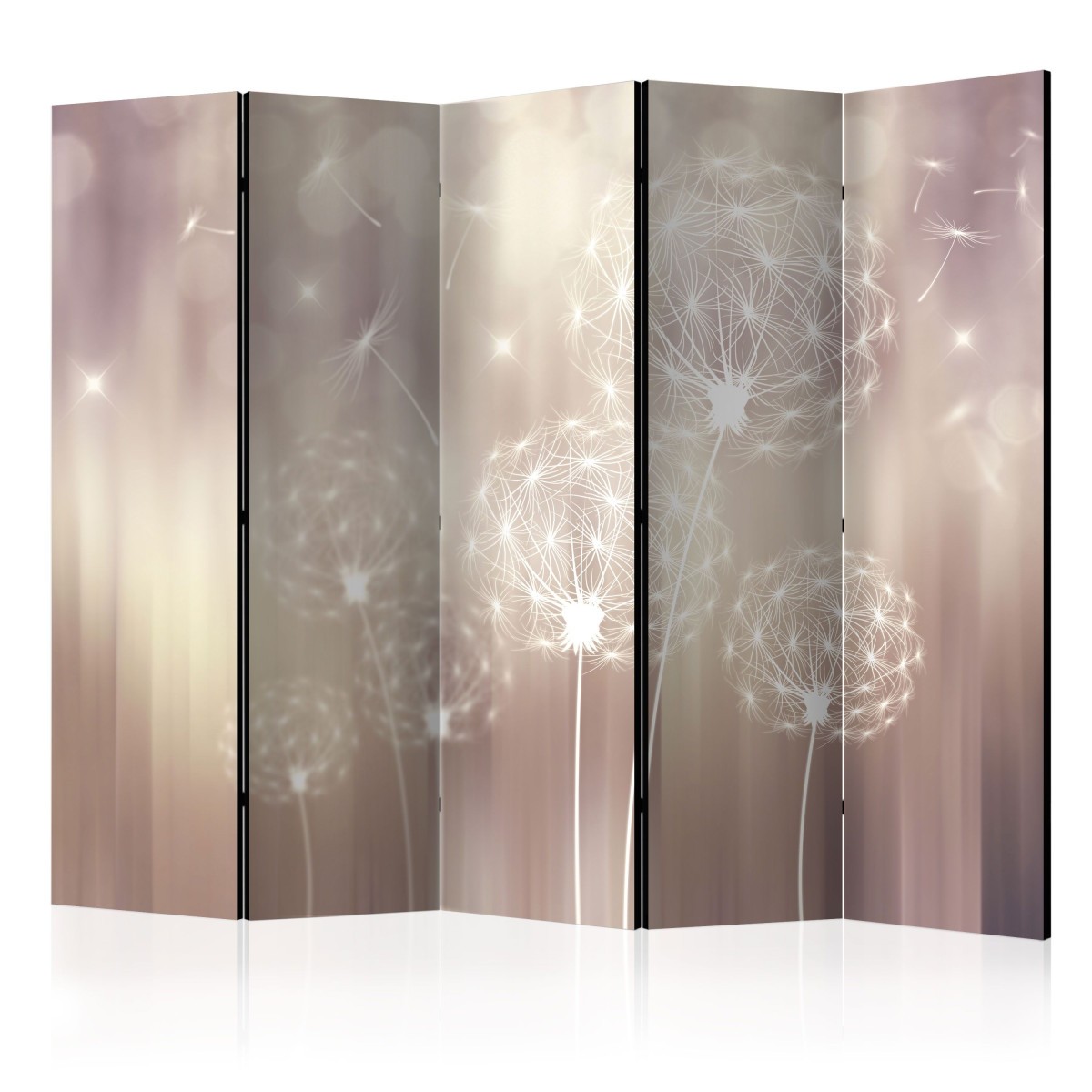 Paravent 5 Volets Summer Games 172x225cm en Toile Intissée pour Séparation de Pièce