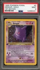 Pokemon Gengar Fossil 1st Edition Holo Rare #5 PSA 9 Mint