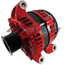 HIGH OUTPUT 350 AMP RED ALTERNATOR FOR FORD F250 F350 F450 F550 EXCURSION DIESEL