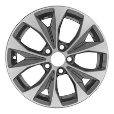 Refurbished 17x7 Machined Black Wheel Fits 2012-2013 Honda Civic Coupe 560-64025