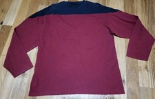 Vtg 1990s Star Trek Shirt Long Sleeve Giant Tag MADE IN USA Red SZ XL ๐ฅ
