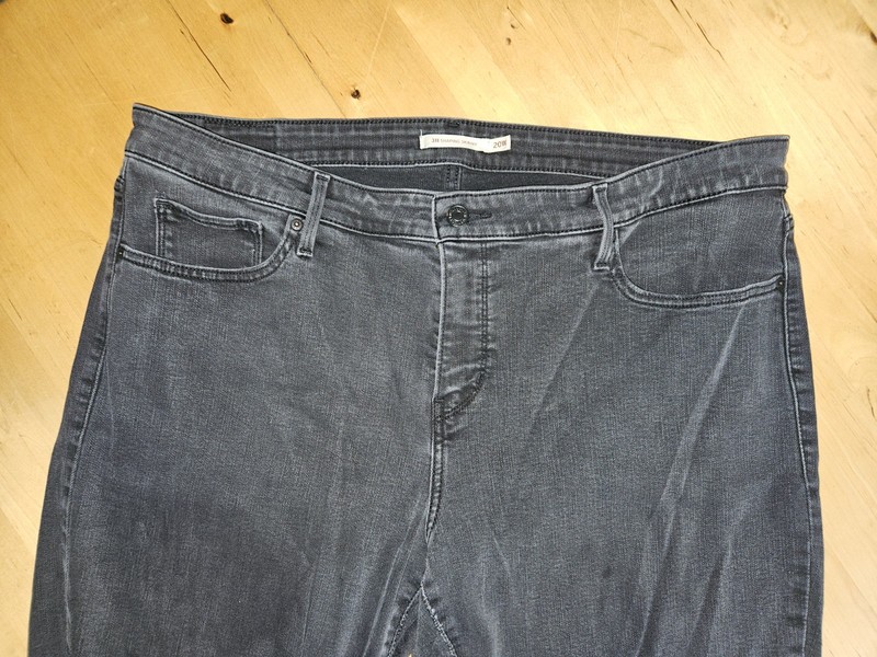 Levi's 311 Women's Shaping Skinny Jeans, 20W, Black Faded Wash Denim