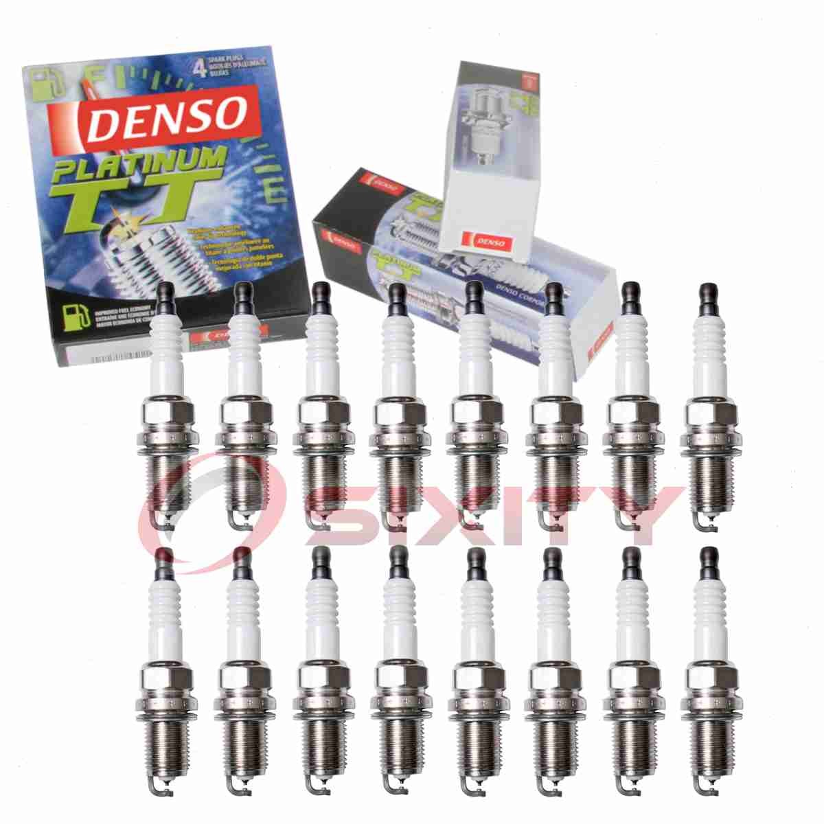 16 pc Denso Platinum TT Spark Plugs for 2000-2003 Mercedes-Benz ML55 AMG vr