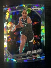 2025 Panini Prizm WNBA - A'ja Wilson #76 Ice Prizm