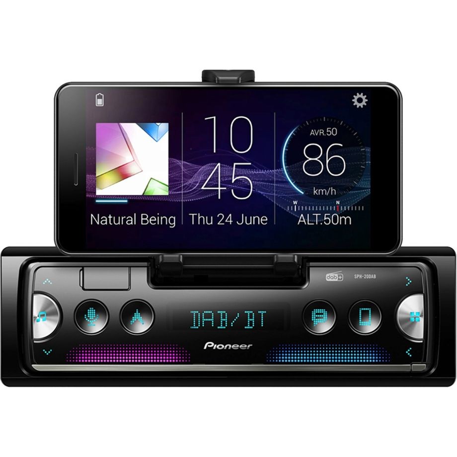 Pioneer SPH-20DAB Black 1 DIN 200W 4.0 Channel 50W Digital Bluetooth 1026893
