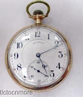 ANTIQUE ILLINOIS GRADE 605 MODEL 7 17j DOUBLE ROLLER 16s POCKET WATCH 1917