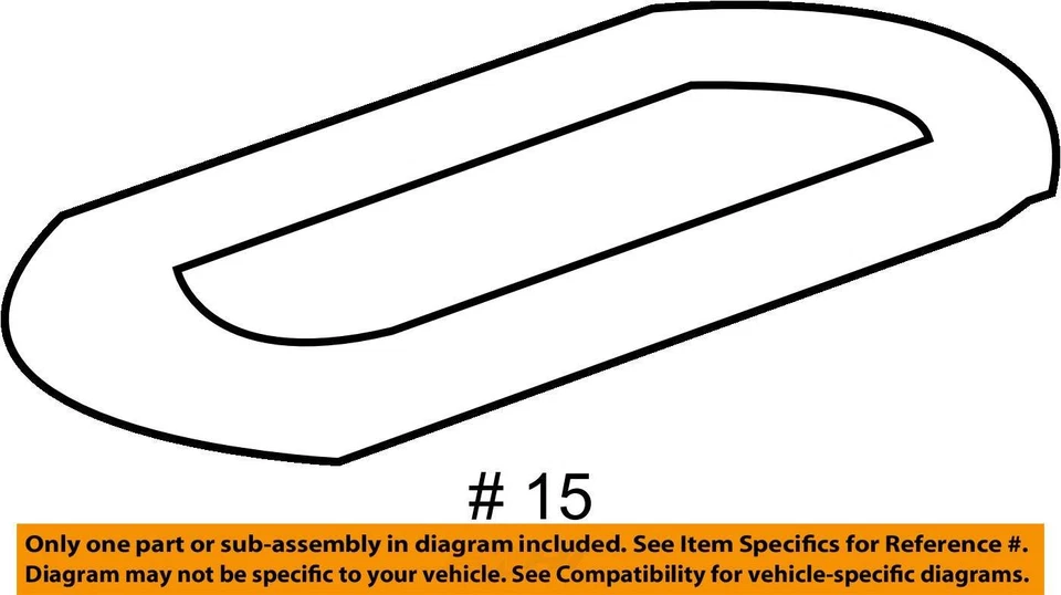 Chevrolet Monte Carlo 2000-2005 sello F/FLR CNSL TRANSMISIÓN SHFT 10291576 - NUEVO OEM Foto 3 de 3