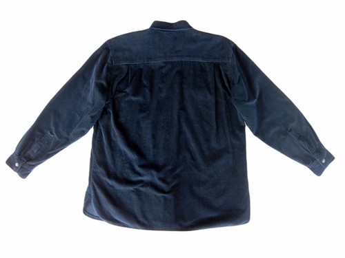 1998 Parramatta Eels NRL Rare Vintage Navy Blue Heavy Corduroy Shirt - Medium - Picture 8 of 10