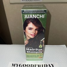 500ml Hair Dye Shampoo - Dark Brown - Bubble Herbs Hair Dye - Exp. 12/2026