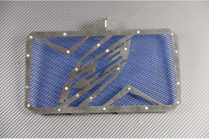 Grille de protection radiateur bleu pour moto Yamaha YZF-R3 de 2016 à 2018