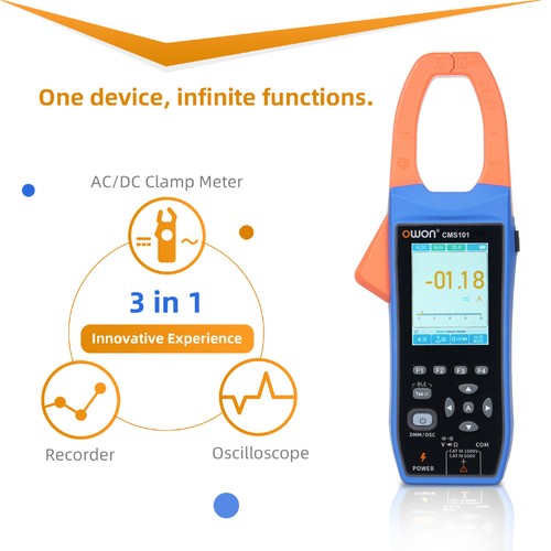CMS101 3-in-1 1000A AC/ Digital Clamp Meter+Recorder+Oscilloscope Q7R9 - Picture 10 of 12