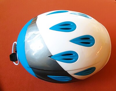 Skihelm GRAP 2.0 JR; Kopfumfang : 54-57, blau-weiß; Marke: Alpina; Kinder