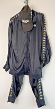 Kappa Men's Black Tracksuit XL Joggers  XXL Full Zip Jacket 53017  Cap Read