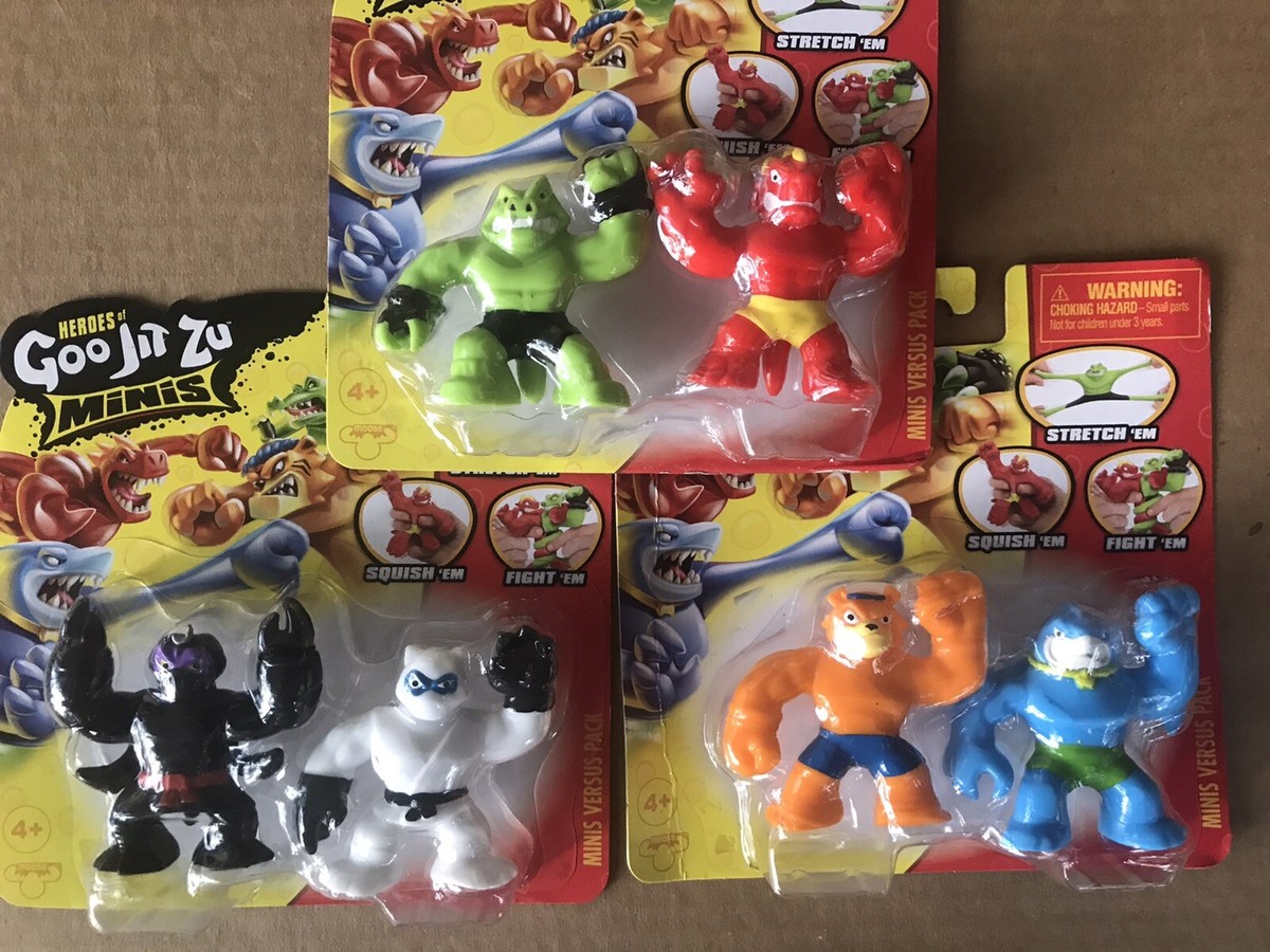 ムツゴロ　3枚セット Moose Toys Heroes of GOO JIT ZU Minis Versus Packs Set of all 3