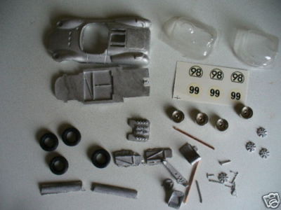 King Cobra Ford Riverside 1963 Maßstab 1/43 Weißmetall Kit von K & R Replicas