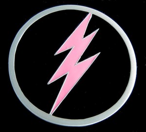 lightning bolt belt buckle