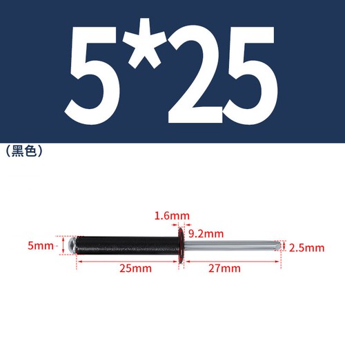 Pop Rivets 2.4mm 2.8mm 3mm 3.2mm to 6.4mm Aluminium/Steel Flange Blind Dome Head - Picture 44 of 45
