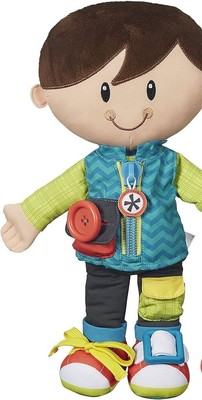 Playskool Little Boy Plush - Toddler/ Preschool buckle learning toy