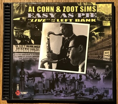 Easy As Pie / Live at the Left Bank, Zoot Sims & Al Cohn, Jazz CD Sax OOP Rare