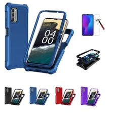 Phone Case for Nokia G310 5G , Full Body TPU Cover Case + Tempered Glass