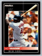 💎1992 Pinnacle Baseball #205 Mo Vaughn - Boston Red Sox💎