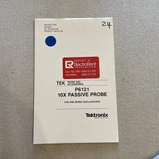 Tektronix P6131~10X Passive Probe  2400 Series Oscilloscopes~Manual 070-4210-00