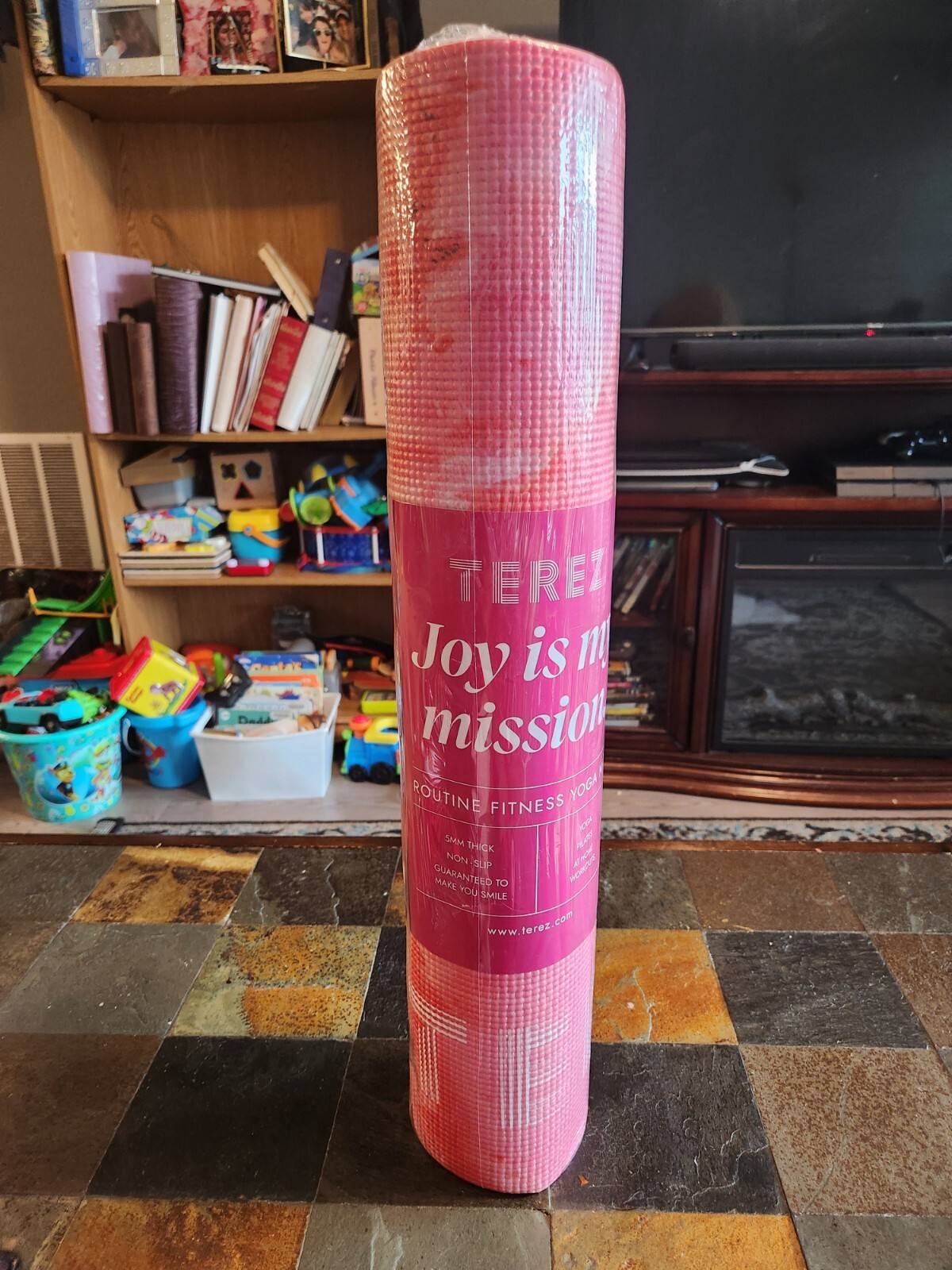 Terez Rutina Fitness Yoga Mat Rosa Mármol Precio de venta sugerido por el fabricante 100,00