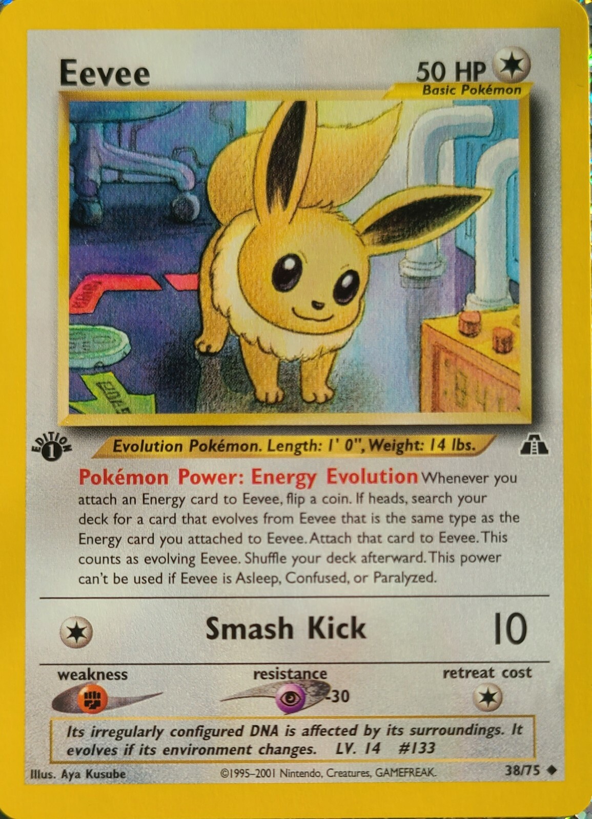 1st Edition Eevee - Neo Discovery 38/75 - NM