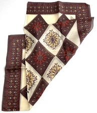 Vintage Mr Emperor ME Sheer Scarf Flower Squares