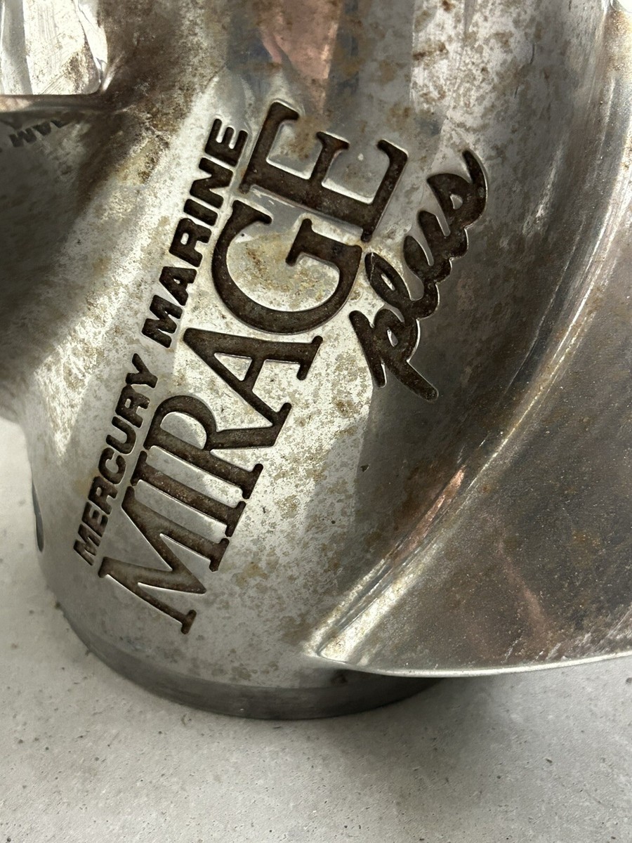 OEM Mercury Propeller Mirage Plus 48-889620a46 15 3/8 X 18 RH SS 3