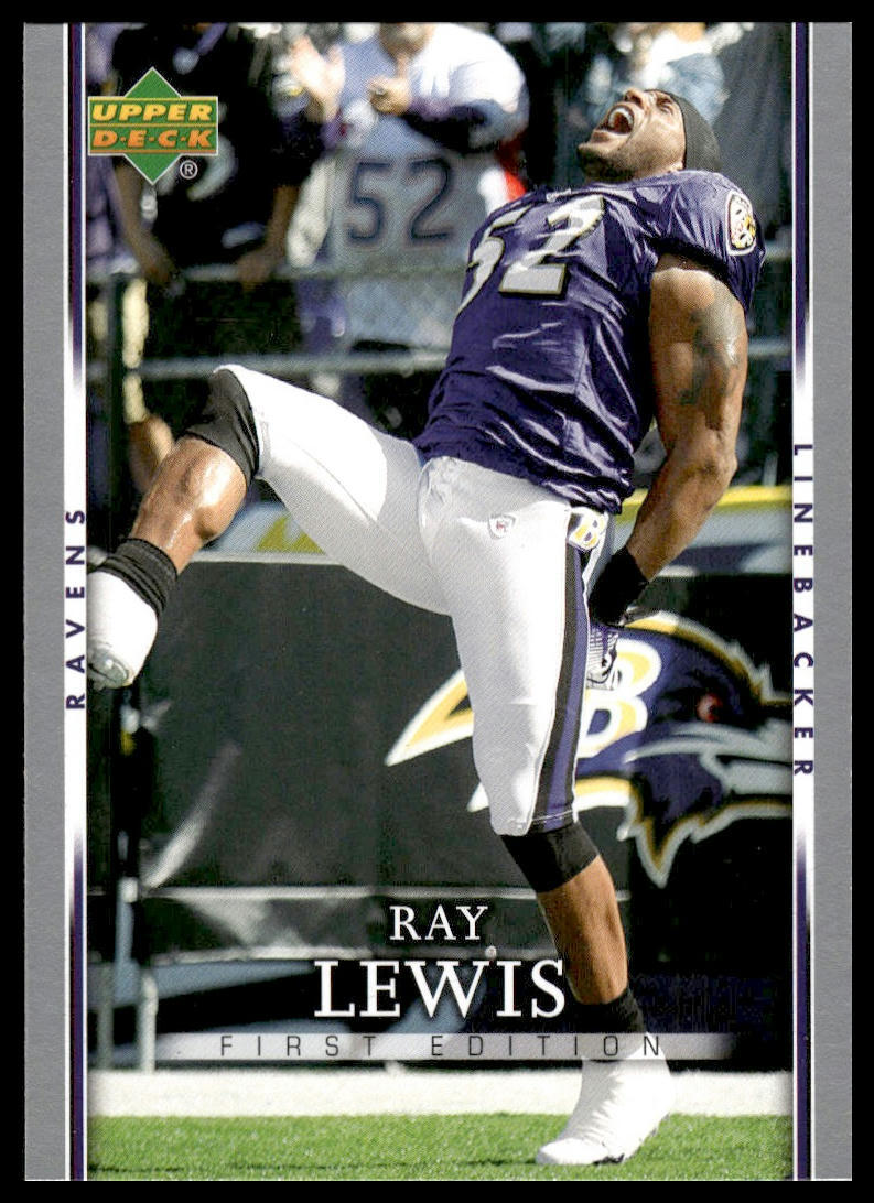 2007 Upper Deck First Edition #10 Ray Lewis Baltimore Ravens