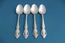 4 Teaspoons Oneida RENOIR PEMBROOKE USA / SSS Stainless NEW 6"