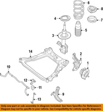 NISSAN OEM 07-13 Altima Front Suspension Brake Components-Hub Assy 402029HC1A