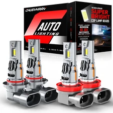 FOR Chevy Silverado 1500 2007-2015 Combo LED Headlight Kit Bulbs High Low Beam