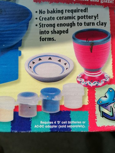 Imagine Nation Pottery Wheel. Battery Operated. No Baking Required Ages 8+. Used - Picture 7 of 8