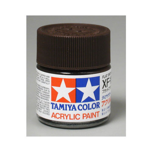 TAMIYA COLOR FLAT ACRYLIC PAINT XF-10 Flat Brown - Picture 1 of 2