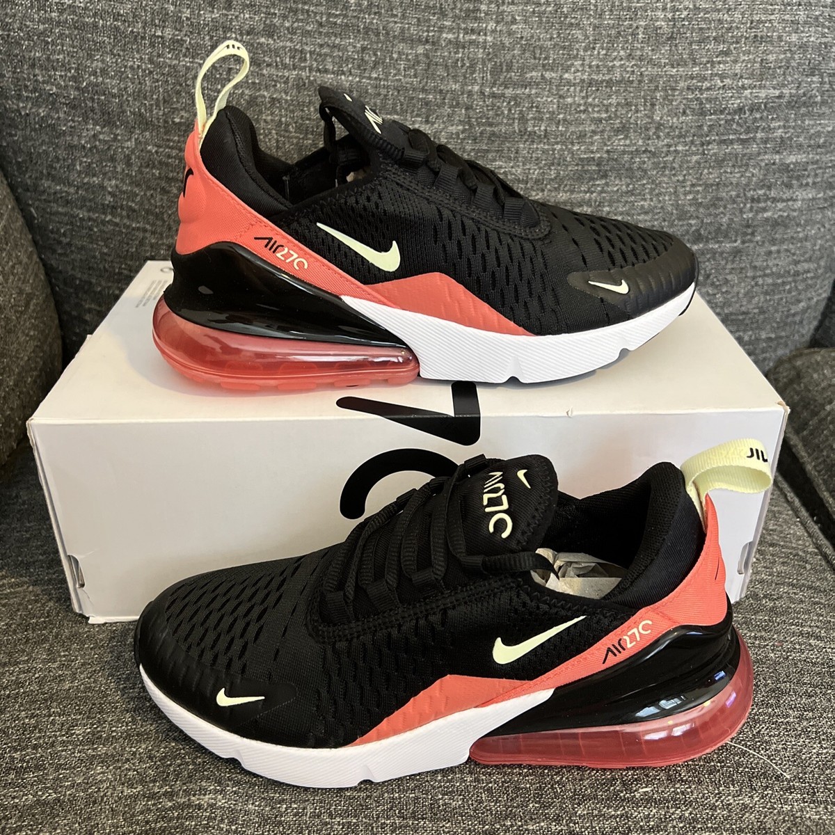 nike air max 270 womens red and black