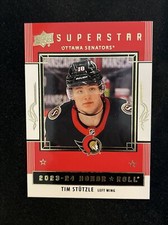 23-24 UD Series 1 Hockey Superstar Honor Roll HR-8 Tim Stutzle