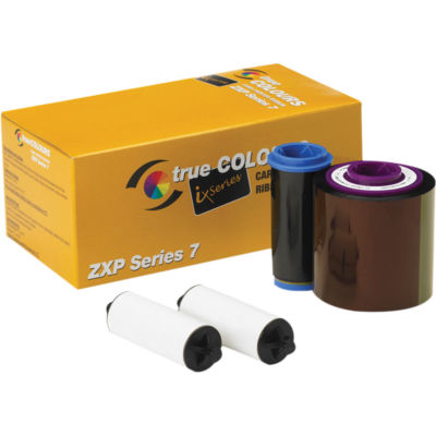 Genuine Zebra 800077-749 YMCKOK ZXP Series 7 Printer Ribbon - 750 prints - New