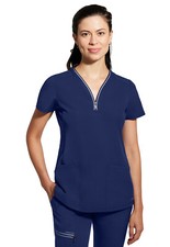 Healing Hands Women Scrubs Sonia Top 2274 NAVY Navy Free Shipping
