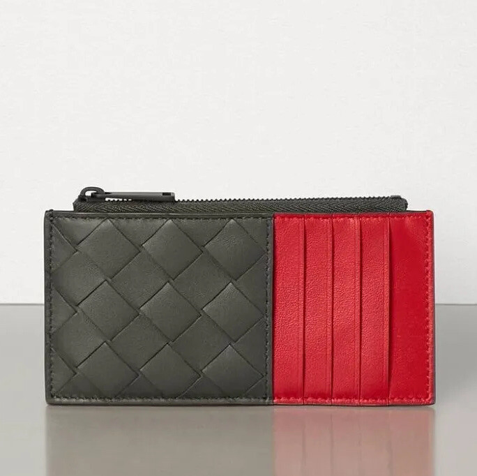 bottega veneta wallet red